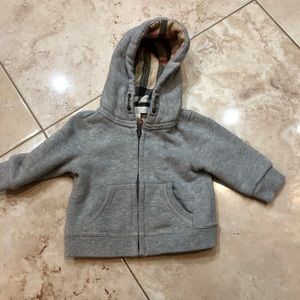 Burberry baby Zip Up Sweatshirt